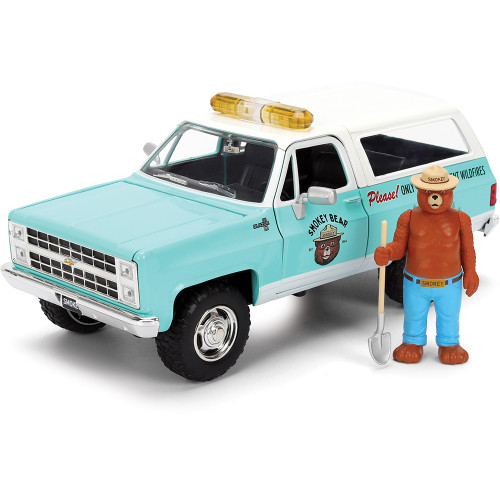 1980 Chevy Blazer W/Smokey Bear Diecast Figure | Jada Toys