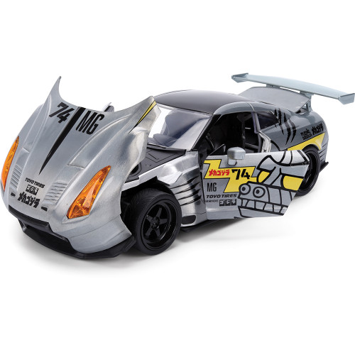 2009 Nissan GT-R (R35) W/Mechagodzilla Diecast Figure | Jada Toys