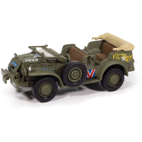 WWII Dodge WC57 Command Car Parade Vehicle VE Victory Europe - Army Green Main Image