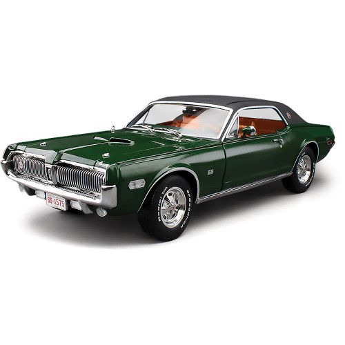 1968 Mercury Cougar XR7G Augusta Green Diecast Model Car | Sunstar