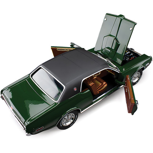 1968 Mercury Cougar XR7G - Augusta Green 1:18 Scale Diecast Model Car by Sunstar Alt Image 1