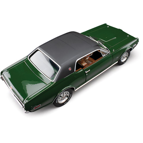 1968 Mercury Cougar XR7G - Augusta Green 1:18 Scale Diecast Model Car by Sunstar Alt Image 2
