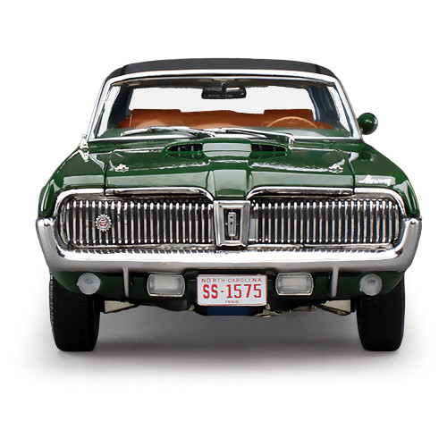 1968 Mercury Cougar XR7G - Augusta Green 1:18 Scale Diecast Model Car by Sunstar Alt Image 5