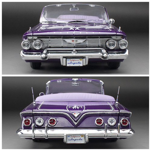 1961 Chevrolet Impala Open Convertible Lowrider Purple | Sunstar