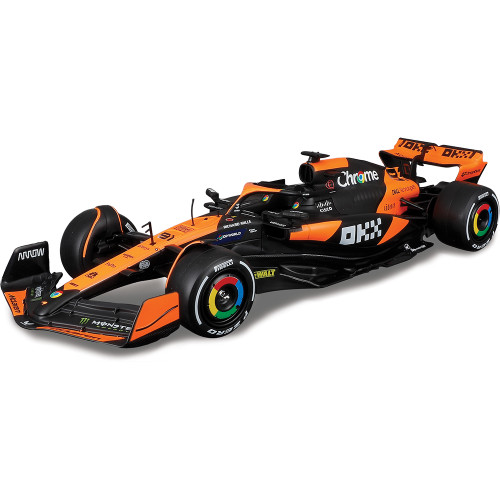 2024 McLaren F1 MCL38  w/ figure - Piastri #81 1:24 Scale Diecast Model Car by Bburago Main Image