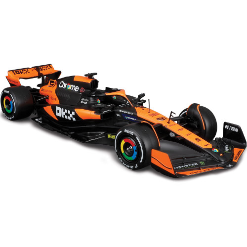 2024 McLaren F1 MCL38  w/ figure - Piastri #81 1:24 Scale Diecast Model Car by Bburago Alt Image 4