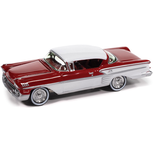 1958 Chevy Impala -  Rio Red 1:64 Scale Diecast Model Car by Johnny Lightning Main Image