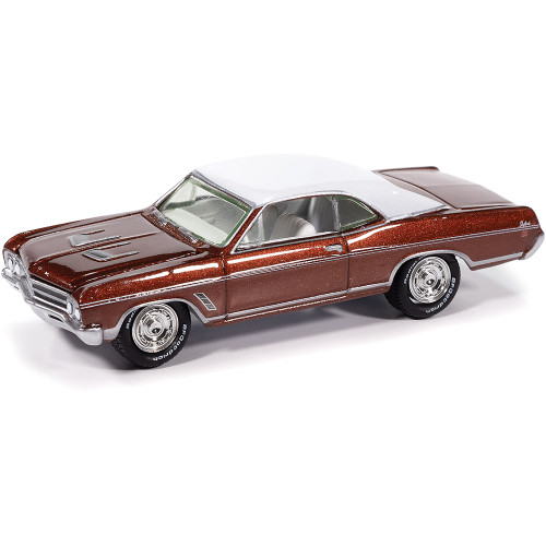 1966 Buick Skylark GS - Riviera Red Poly 1:64 Scale Diecast Model Car by Johnny Lightning Main Image
