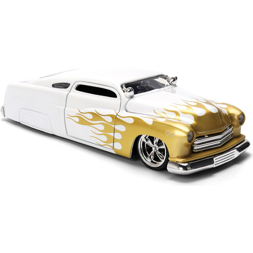 1951 Mercury - White w/Gold Flames Alt Image 4