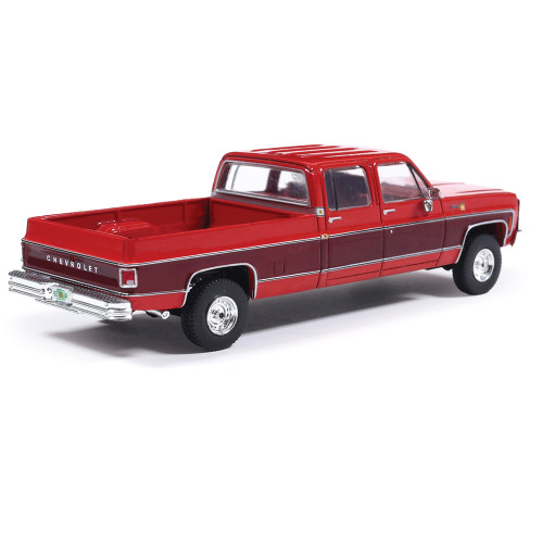 1979 Chevrolet Scottsdale K20 - Carmine Red & Dark Carmine R 1:64 Scale Diecast Model Truck by IXO Models Alt Image 1