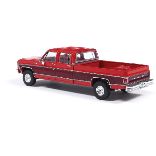 1979 Chevrolet Scottsdale K20 - Carmine Red & Dark Carmine R 1:64 Scale Diecast Model Truck by IXO Models Alt Image 3