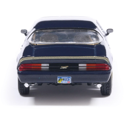 1981 Chevrolet Camaro Z28 - Dark Blue Metallic With Gold Stripes 1:64 Scale Diecast Model Car by IXO Models Alt Image 7