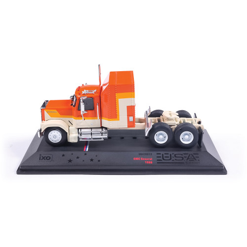 1980 GMC General - Orange And Yellow 1:64 Scale Diecast Model Truck by IXO Models Alt Image 8