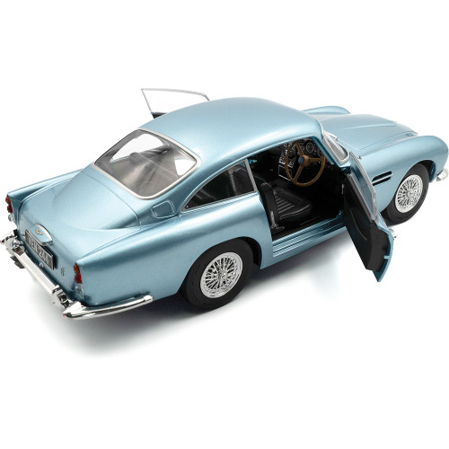 1964 Aston Martin DB5 Light Metallic Blue Diecast Model Car | Solido