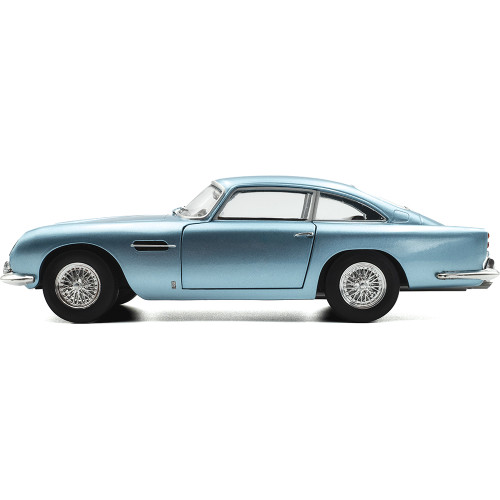 1964 Aston Martin DB5 Light - Metallic Blue 1:18 Scale Diecast Model Car by Solido Alt Image 7