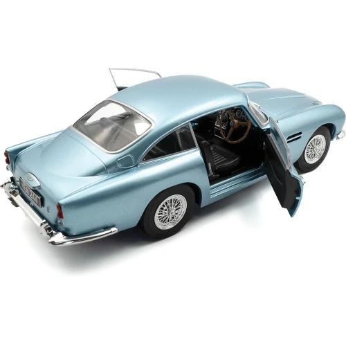 1964 Aston Martin DB5 Light Metallic Blue Diecast Model Car | Solido