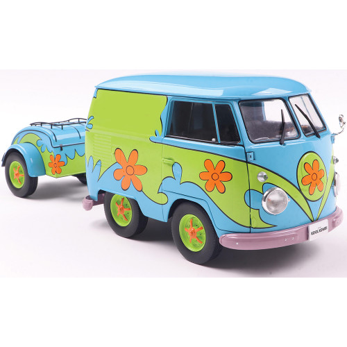 2024 Cool Combi Flower Power 1:18 Scale Diecast Model Car by Solido Alt Image 4