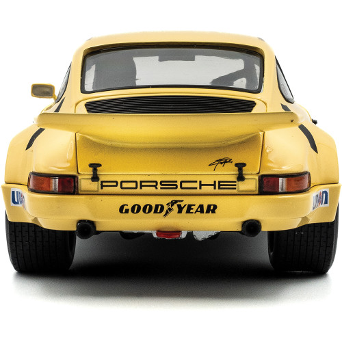 1974 Porsche 911 IROC #1 Fittipaldi - Yellow 1:18 Scale Diecast Model Car by Solido Alt Image 6