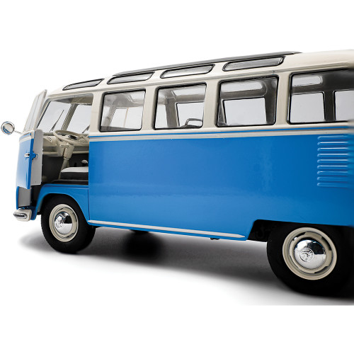 1962 Volkswagen T1 Samba - Blue/White Alt Image 8