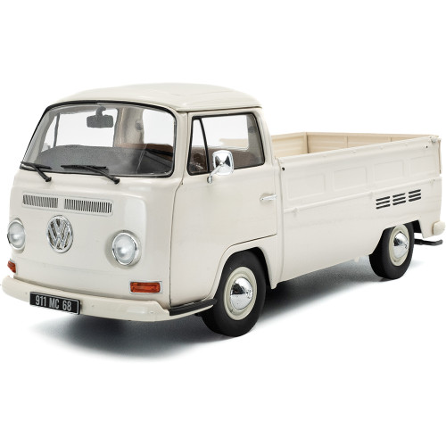 1968 Volkswagen T2 Pick Up - White 1:18 Scale Diecast Model Car by Solido Main Image