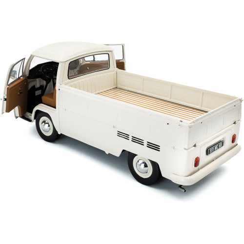 1968 Volkswagen T2 Pick Up - White 1:18 Scale Diecast Model Car by Solido Alt Image 2
