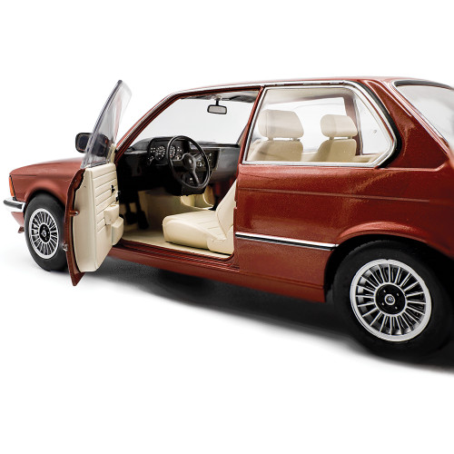 1980 BMW E21 323I - Kastanienrot Metallic 1:18 Scale Diecast Model Car by Solido Alt Image 8