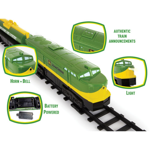 Lionel John Deere Mini Ready to Play Train Set Alt Image 3
