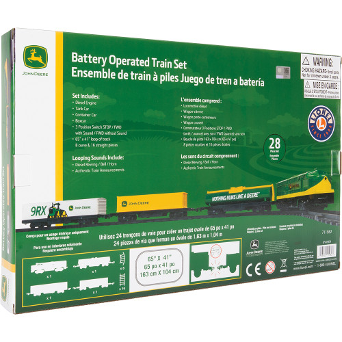 Lionel John Deere Mini Ready to Play Train Set Alt Image 7
