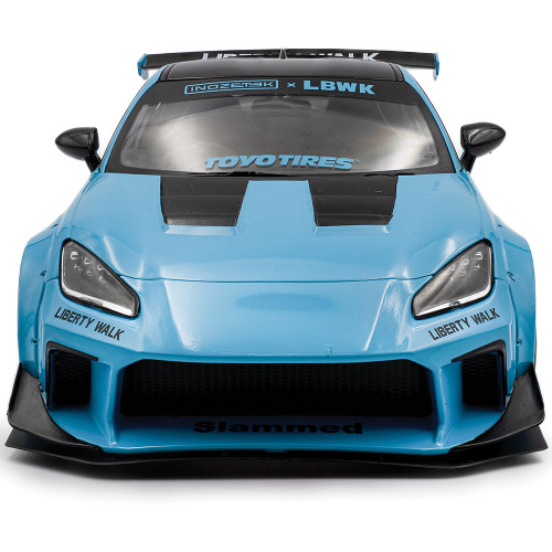 2024 Toyota GR 86 LBWK Body Kit Baby Blue Diecast Model Car | Solido