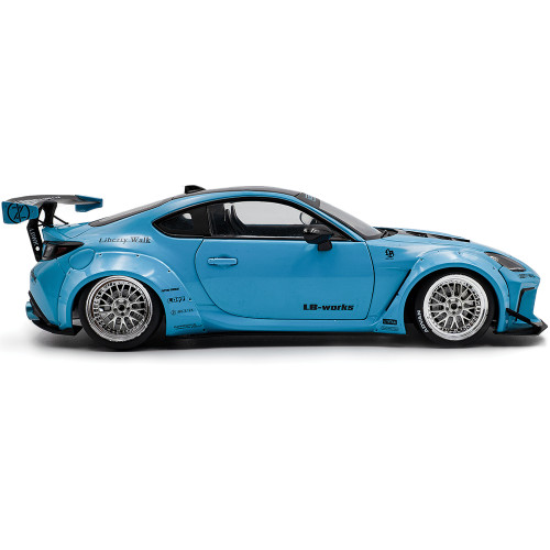2024 Toyota GR 86 LBWK Body Kit - Baby Blue 1:18 Scale Diecast Model Car by Solido Alt Image 4