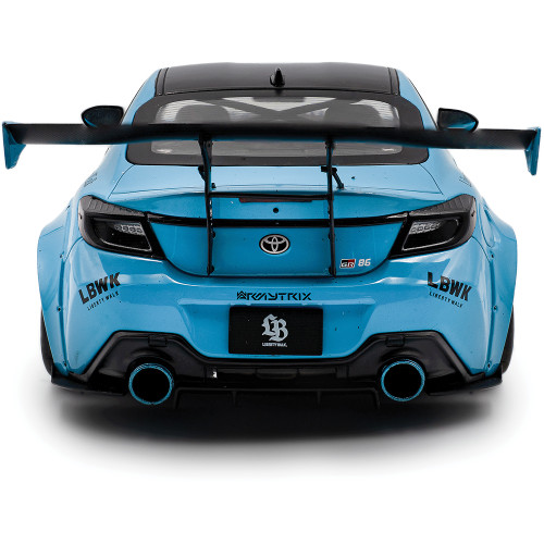 2024 Toyota GR 86 LBWK Body Kit - Baby Blue 1:18 Scale Diecast Model Car by Solido Alt Image 6