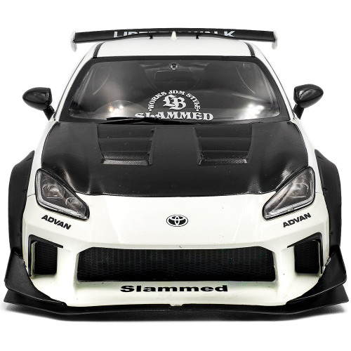 2024 Toyota GR 86 LBWK Body Kit - Pearl White 1:18 Scale Diecast Model Car by Solido Alt Image 3