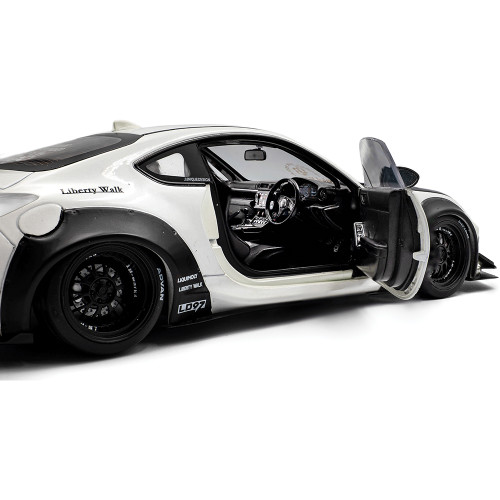 2024 Toyota GR 86 LBWK Body Kit - Pearl White 1:18 Scale Diecast Model Car by Solido Alt Image 8