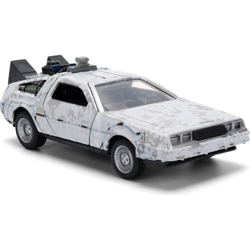 Back To The Future 40th Anniversary DeLorean Time Machine & Doc Brown Truck 1:32 Scale Diecast Model Car by Jada Toys Alt Image 4