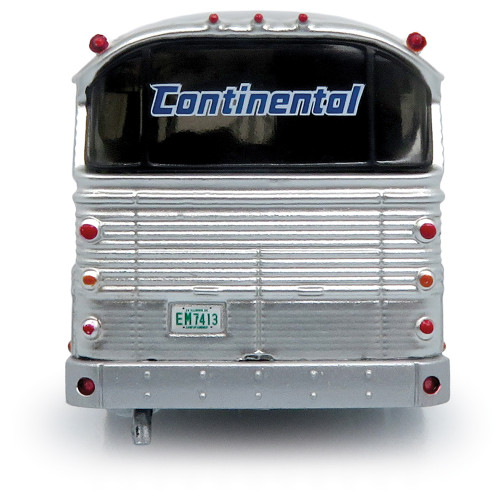 1964 MCI MC-5A Coach: O'Hare Airport Continental Transport 1:87 Scale Diecast Model Bus by Iconic Replicas Alt Image 4