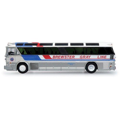 1964 MCI MC-5A Coach: Brewster Gray Line 1:87 Scale Diecast Model Bus by Iconic Replicas Alt Image 2