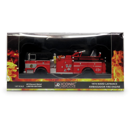 Ward LaFrance Fire Engine: Chicago Fire Department 1:87 Scale Diecast Model Truck by Iconic Replicas Alt Image 7