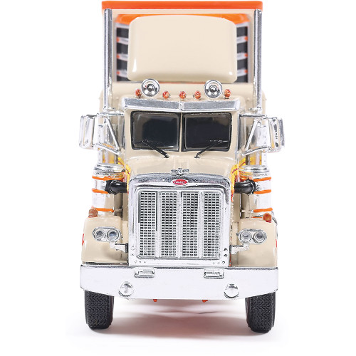 1973 Peterbilt 359 - Orange And Cream With Modern Trailer Alt Image 4