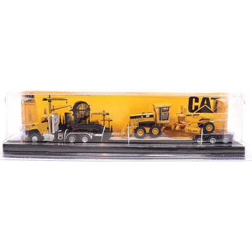 Cat CT660 Day Cab Tractor, Lowboy Trailer & Caterpillar 163H Motor Grader Alt Image 7