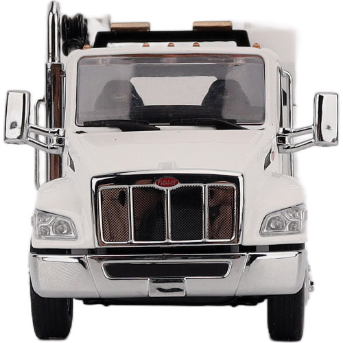 Peterbilt Model 536 Auto-Crane Titan85-Body HC14-Crane Work Truck with Miller EnPak - White 1:50 Scale Diecast Model Truck by Diecast Masters Alt Image 2