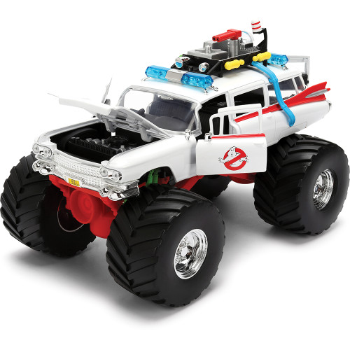 Ghostbusters ECTO-1 Monster Truck Version 1:24 Scale Diecast Model Car by Jada Toys Alt Image 2