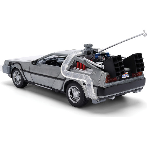 Back to the Future 40th Anniversary DeLorean Time Machine w/Doc Brown's Truck Alt Image 6