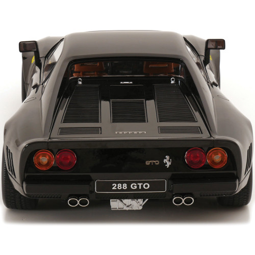 1984 Ferrari 288 GTO - Black 1:12 Scale Diecast Model Car by KK Scale Alt Image 5
