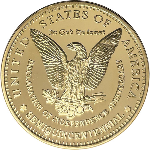 MORGAN DOLLAR GOLDEN TRIBUTE 1 OZ COIN -250TH ANNIVERSARY Alt Image 3