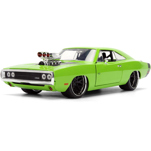 1970 Dodge Charger R/T - Lime 1:24 Scale Diecast Model Car by Jada Toys Main Image