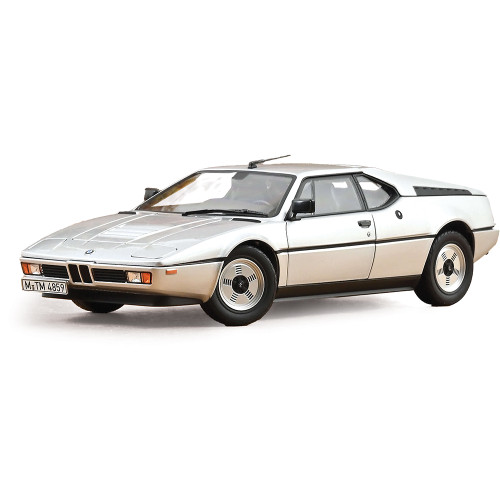1980 BMW M1 - Silver Metallic 1:18 Scale Diecast Model Car by Norev Main Image