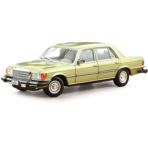 1979 Mercedes-Benz 450 SEL - Silvergreen TV-Version 1:18 Scale Diecast Model Car by Norev Main Image