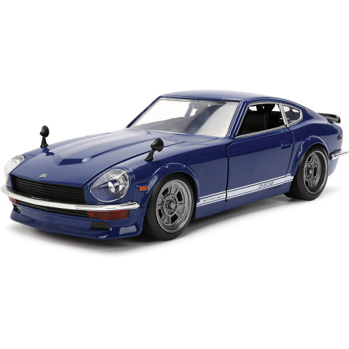 1972 Datsun 240Z - Blue JDM 1:24 Scale Diecast Model Car by Jada Toys Alt Image 1