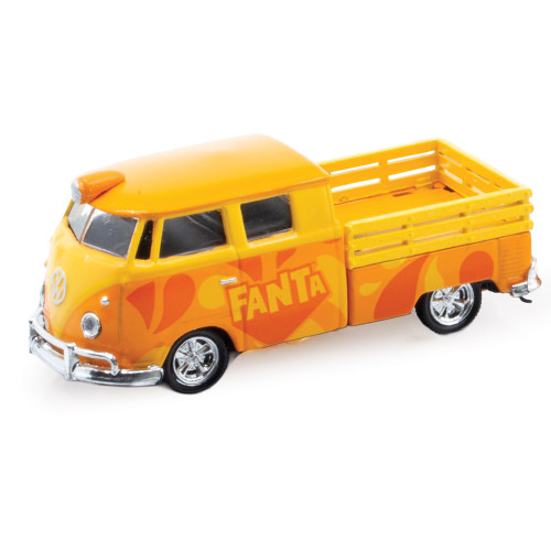 1960 VW Double Cab Truck with 1960 VW 15-Window Bus - Fanta Alt Image 1