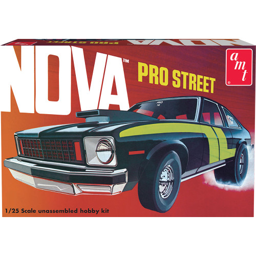 1976 Chevy Nova Pro Street 1:25 Scale Plastic Model Kit by AMT Main Image
